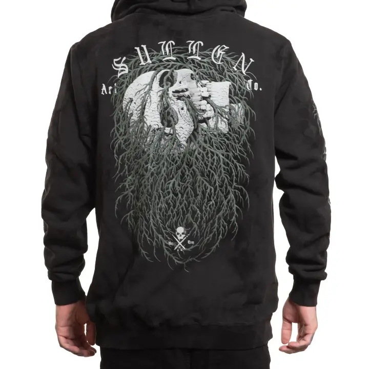 HOODY ROOTED - BLK